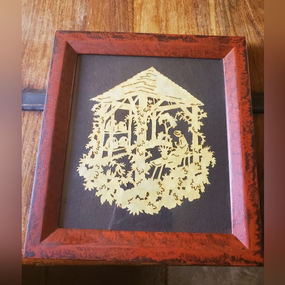 Vintage Scherenschnitte/Laserschnitte - signed & dated - Picture 1 of 8